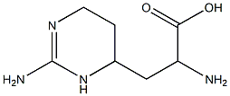 α,2-Diamino-1,4,5,6-tetrahydro-4-pyrimidinepropanoic acid Structure