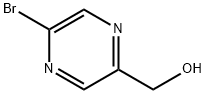 (5-溴吡嗪-2-基)甲醇 结构式