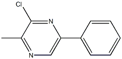3-chloro-2-Methyl-5-phenylpyrazine Structure