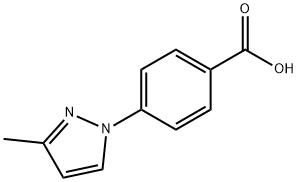 4-(3-methyl-1H-pyrazol-1-yl)benzoic acid Structure
