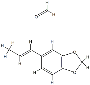 Formaldehyde, polymer with 5-(1-propenyl)-1,3-benzodioxole Structure