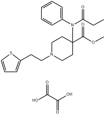 thiofentanil oxalate 结构式