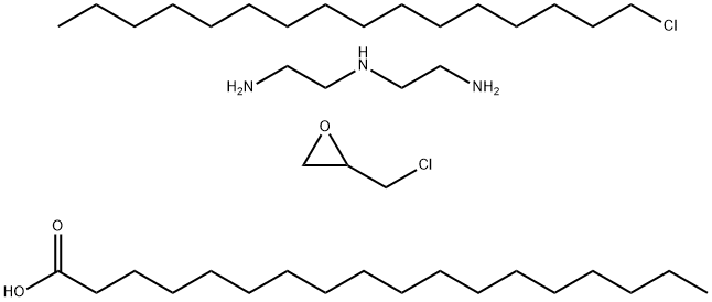 Stearic acid, 1-chlorohexadecane, diethylenetriamine and epichlorohydrin complex Structure