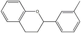 2H-1-Benzopyran,3,4-dihydro-2-(3-methylphenyl)-(9CI) Structure