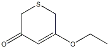 2H-Thiopyran-3(6H)-one,5-ethoxy-(9CI) Structure