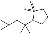 2-(1,1,3,3-Tetramethylbutyl)isothiazolidine 1,1-dioxide Structure
