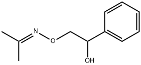 アセトンO-(β-ヒドロキシフェネチル)オキシム 化学構造式