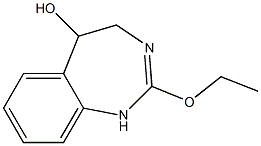 1H-1,3-Benzodiazepin-5-ol,2-ethoxy-4,5-dihydro-(9CI) Struktur