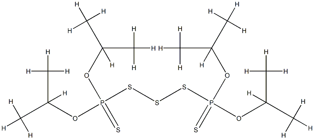 Bis[bis(isopropyloxy)phosphino] perpentasulfide 结构式