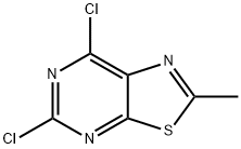 3,5-dichloro-8-methyl-9-thia-2,4,7-triazabicyclo[4.3.0]nona-2,4,7,10-tetraene Struktur