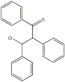 ω-Chloro-β,ω-diphenylpropiophenone 结构式