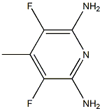 2,6-Pyridinediamine,3,5-difluoro-4-methyl-(9CI) 结构式
