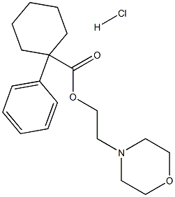 1-苯基环己烷羧酸 2-(4-吗啉基)乙基酯盐酸盐, 75136-54-8, 结构式