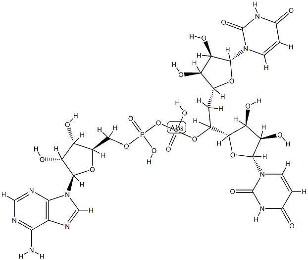 uridylyl-(3'-5')-adenylyl-(3'-5')uridine Structure