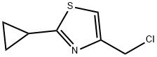 4-(chloromethyl)-2-cyclopropyl-1,3-thiazole Structure