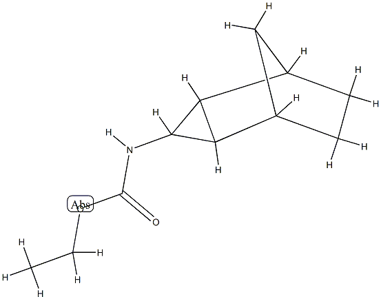 Tricyclo[3.2.1.02,4]octane-3-carbamic acid, ethyl ester, anti-3,exo- (7CI,8CI) Struktur