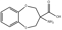 2H-1,5-Benzodioxepin-3-carboxylicacid,3-amino-3,4-dihydro-(9CI) Structure