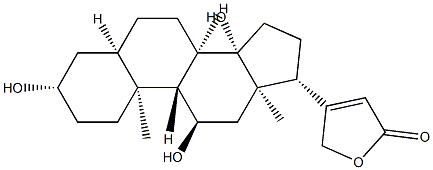 11α-Hydroxydigitoxigenin Struktur