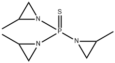 1,1',1''-phosphorothioyltris(2-methylaziridine) Struktur