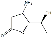 L-arabino-Hexonicacid,3-amino-2,3,6-trideoxy-,gamma-lactone(9CI) Struktur