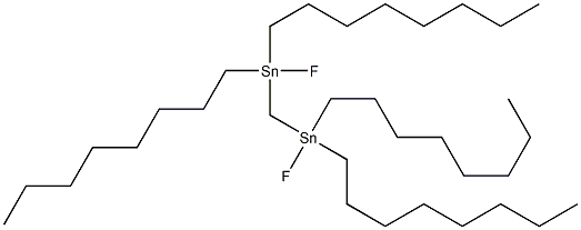 双(氟二辛基甲锡烷基)甲烷 结构式