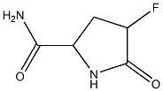 2-Pyrrolidinecarboxamide,4-fluoro-5-oxo-(7CI,8CI) Struktur