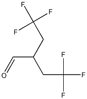 4,4,4-trifluoro-2-(2,2,2-trifluoroethyl)butanal Struktur