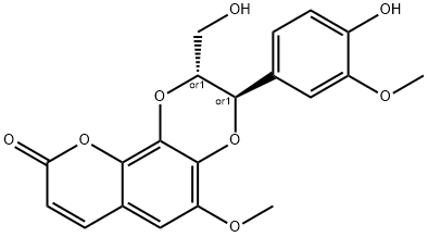 rac-(2R*)-2,3-ジヒドロ-2α*-(ヒドロキシメチル)-3β*-(4-ヒドロキシ-3-メトキシフェニル)-5-メトキシ-9H-ピラノ[2,3-f]-1,4-ベンゾジオキシン-9-オン