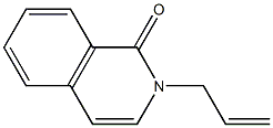 1(2H)-Isoquinolinone,2-(2-propenyl)-(9CI) Structure