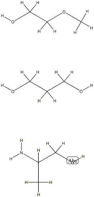 O-(2-氨丙基)-O′-(2-甲氧基乙基)聚丙二醇 结构式