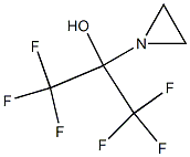 α,α-Bis(trifluoromethyl)-1-aziridinemethanol Structure