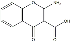 4H-1-Benzopyran-3-carboxylicacid,2-amino-4-oxo-(9CI) Structure