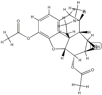 heroin-7,8-oxide Structure