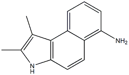 3H-Benz[e]indol-6-amine,1,2-dimethyl-(9CI) Structure