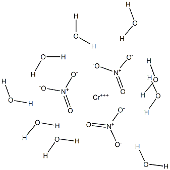 CHROMIUM(III) NITRATE NONAHYDRATE Struktur