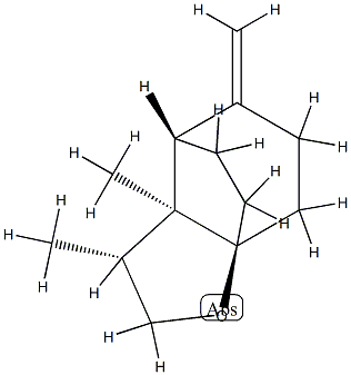 2H-4,7a-Ethanobenzofuran,hexahydro-3,3a-dimethyl-5-methylene-,(3R,3aR,4S,7aS)-rel-(9CI) Structure