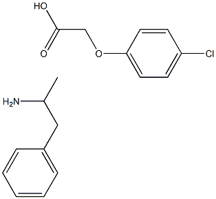 (p-クロロフェノキシ)酢酸(±)-α-メチルフェネチルアミン