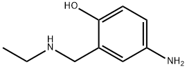 Phenol, 4-?amino-?2-?[(ethylamino)?methyl]?- Struktur