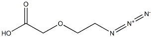 Azido-PEG1-CH2CO2H, 79598-48-4, 结构式