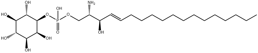 D-ERYTHRO-SPHINGOSYL PHOSPHOINOSITOL;SPHINGOSYL PI (D18:1), 799812-72-9, 结构式