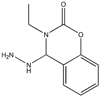 2H-1,3-Benzoxazin-2-one,3-ethyl-4-hydrazino-3,4-dihydro-(9CI) Structure