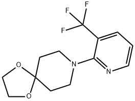 8-(3-(trifluoroMethyl)pyridin-2-yl)-1,4-dioxa-8-azaspiro[4.5]decane Structure