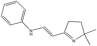 1-Pyrroline,2-(2-anilinovinyl)-5,5-dimethyl-(8CI) Structure