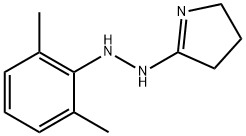 1-Pyrroline,2-[2-(2,6-xylyl)hydrazino]-(8CI) Structure