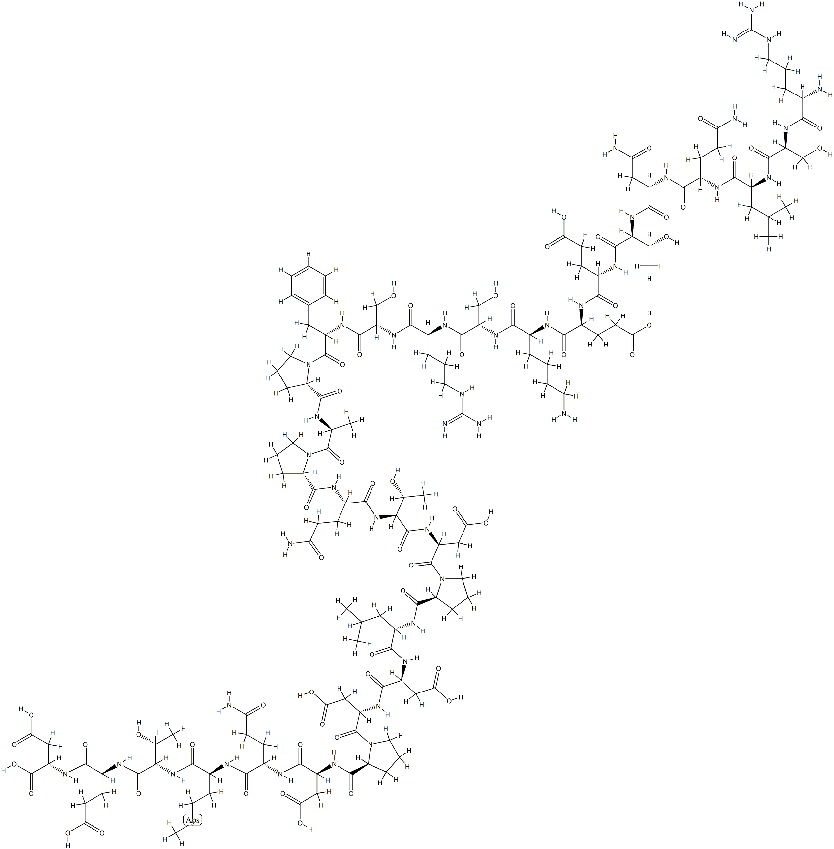 glicentin-related pancreatic peptide 结构式