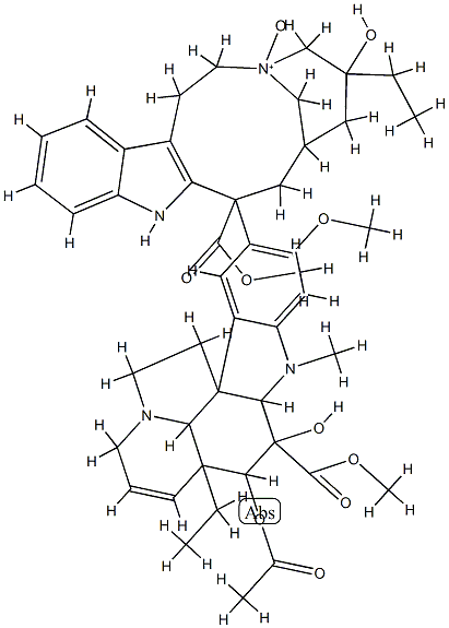 leurosidine N'b-oxide Struktur