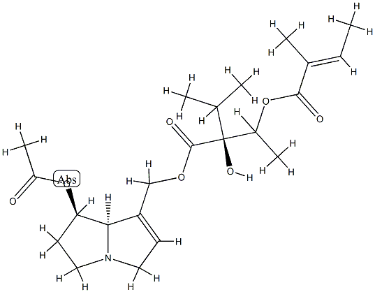 7-Acetylscorpioidine 结构式