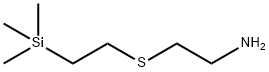 2-[[2-(トリメチルシリル)エチル]チオ]エタンアミン 化学構造式