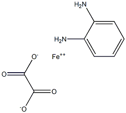 (o-Phenylenediamine)oxalatoiron Struktur