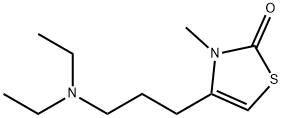 2(3H)-Thiazolone,4-[3-(diethylamino)propyl]-3-methyl-(9CI) Structure